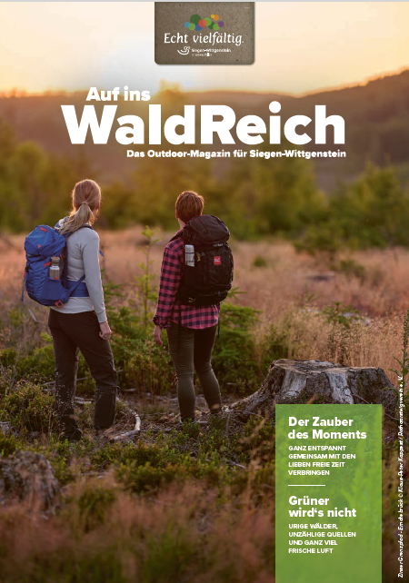 Titelbild der Borschüre Auf ins WaldReich