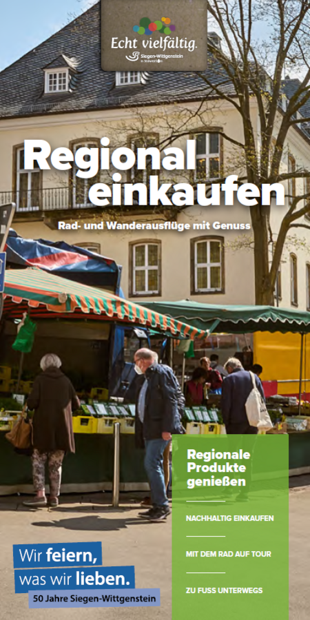 Titelbild der Borschüre Regional einkaufen