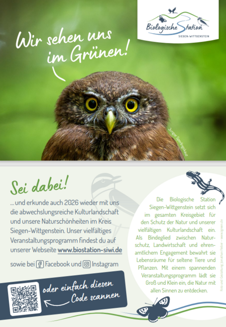 Übersichtsflyer Natur erleben 2026
